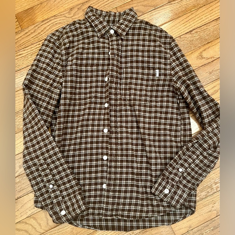 Abercrombie Kids Brown Checkered Flannel Shirt
11/12
